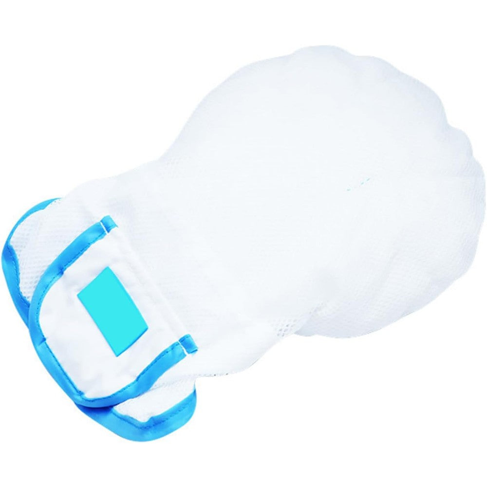 Accio Dementia Medical Hand Restraint Mitts front view showing breathable mesh.