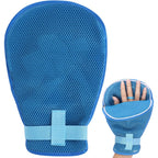 NIMBLOOM 2 Pieces Restraint Gloves front view for elderly patient safety.