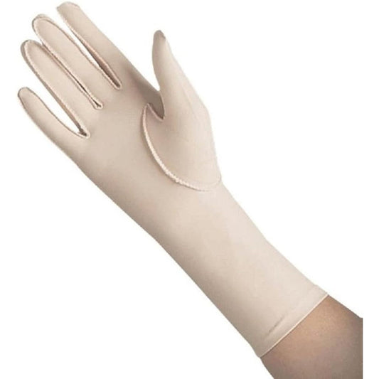 North Coast Medical Edema Glove Right Hand X-Small front view compression garment.