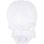 Sopotutu Hand Control Mitts front view showing breathable white mesh fabric.