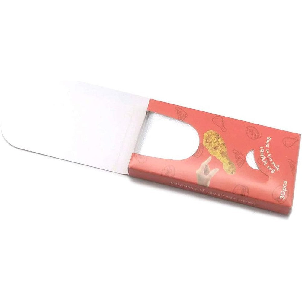 Finger Nap disposable mini sanitary gloves front view for food handling
