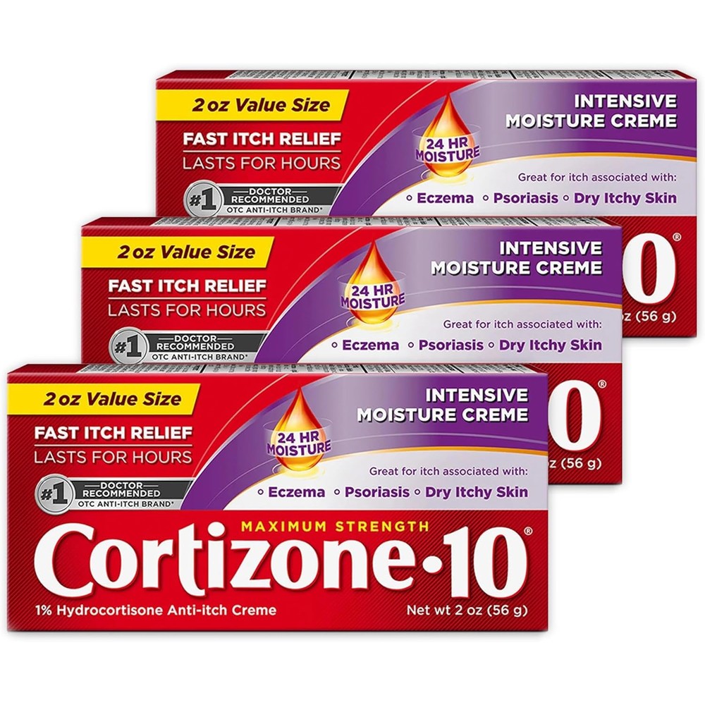 Cortizone 10 Maximum Strength Ultra Soothing Anti Itch Cream front packaging.