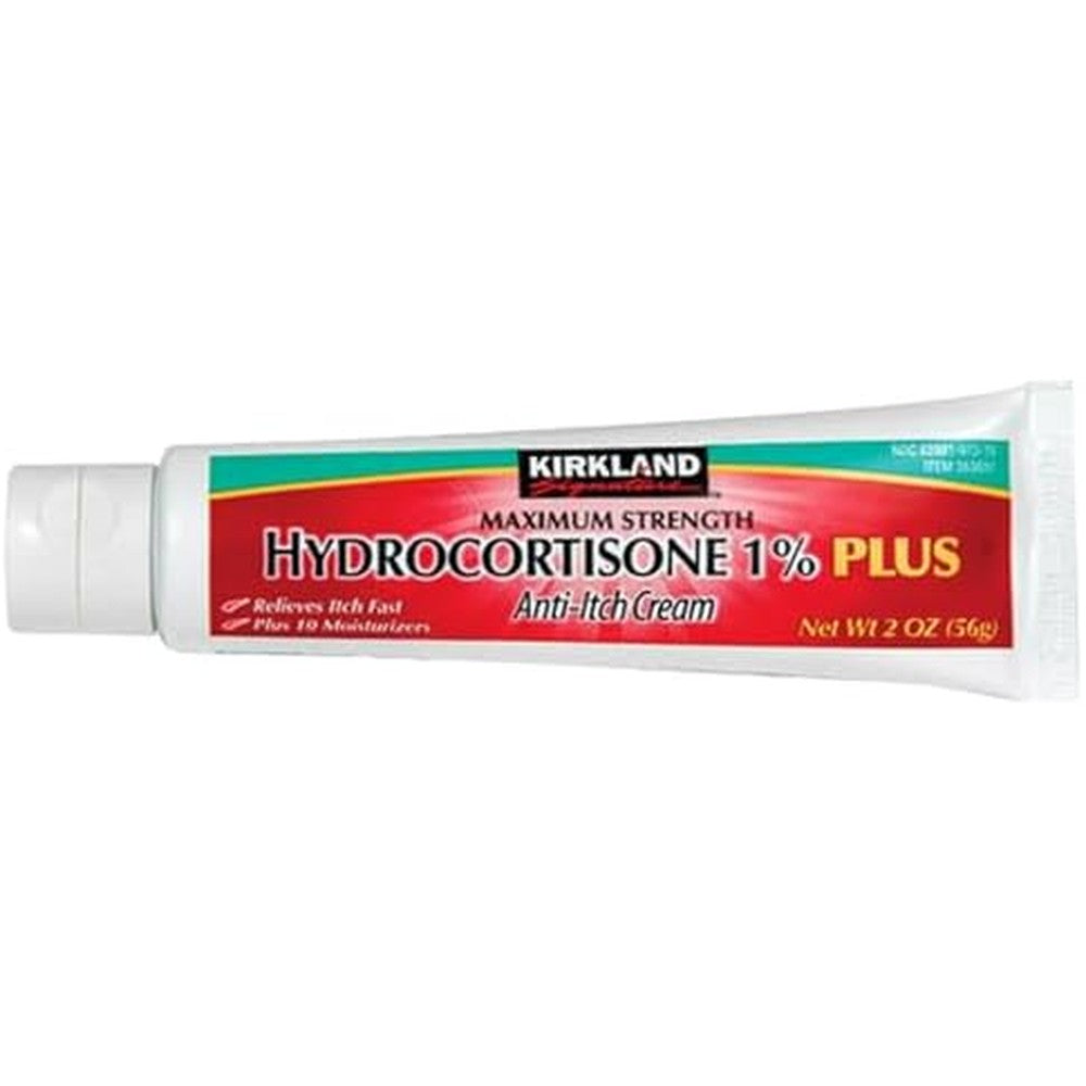 Cortizone 10 Maximum Strength Anti-Itch Cream 2 Ounce tube front view for eczema relief.