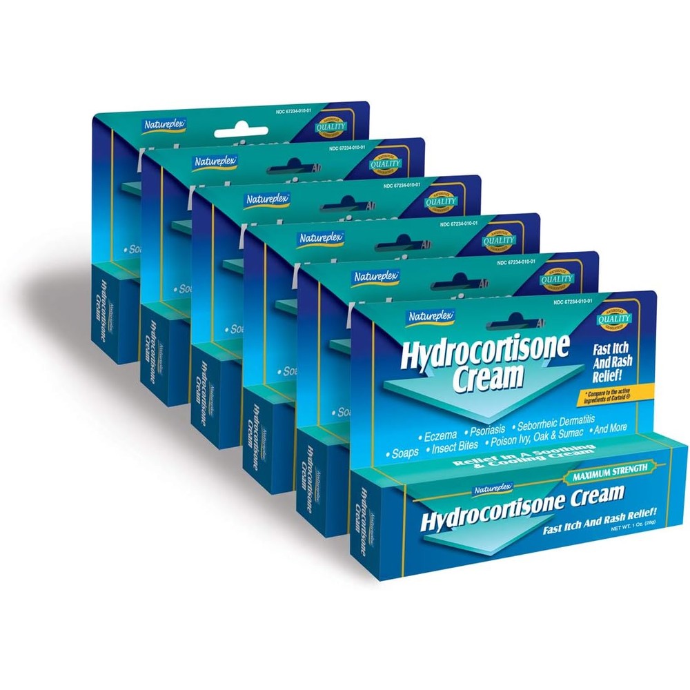 Natureplex Hydrocortisone 1% Cream front view anti-itch treatment