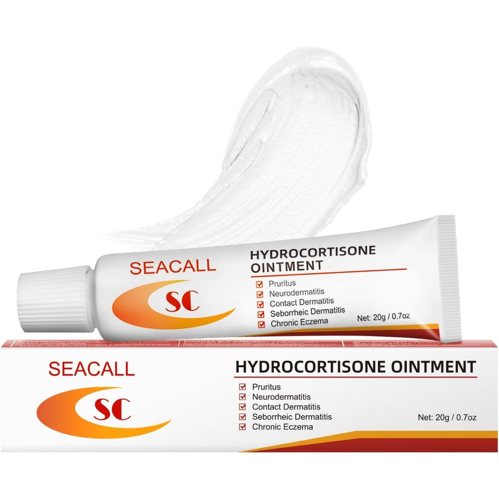 Seacall Hydrocortisone Cream front packaging for eczema relief