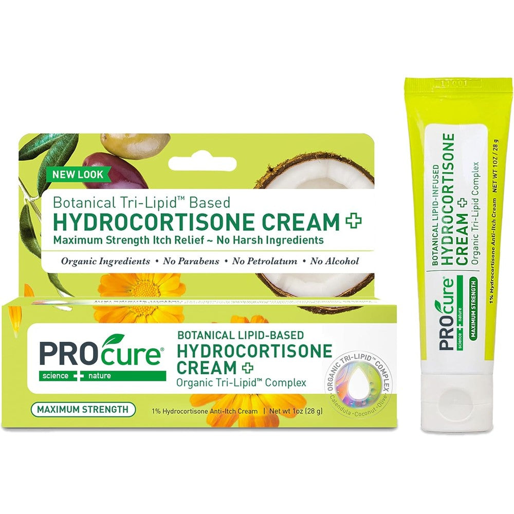 PROcure Maximum Strength Hydrocortisone Cream front view for eczema relief