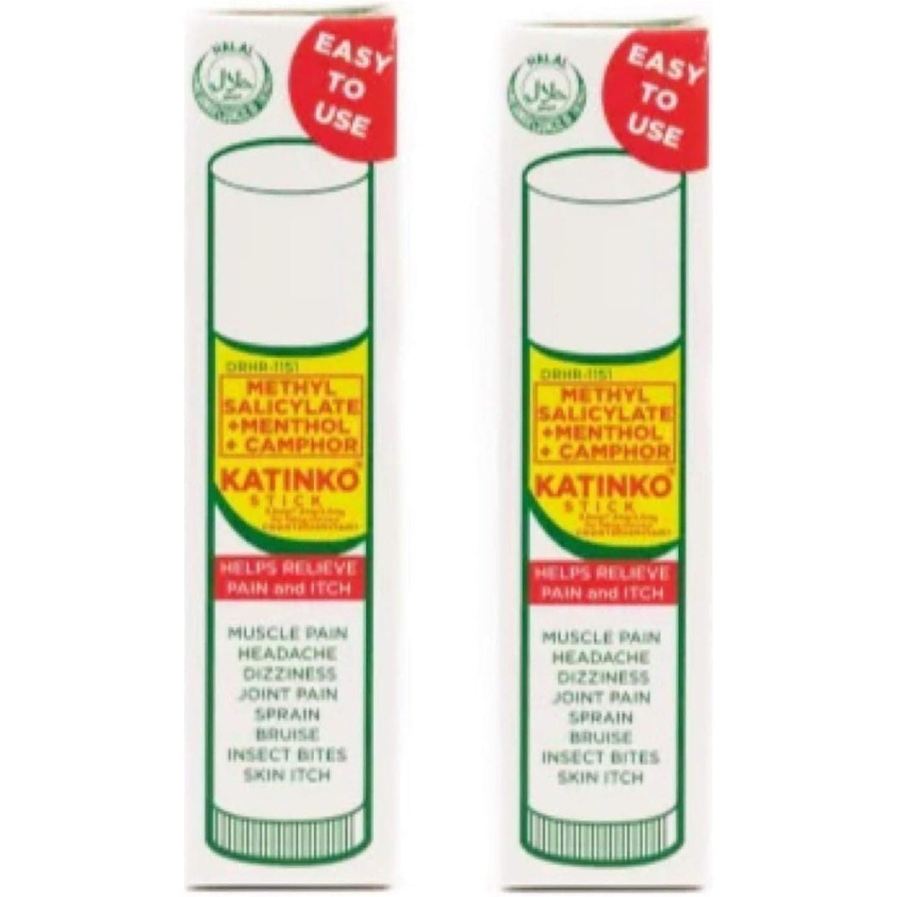 Katinko Ointment Stick Pack of 2 front view for muscle pain relief