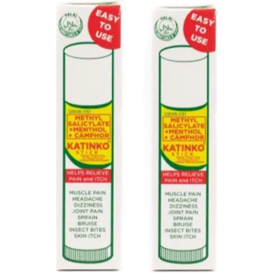 Katinko Ointment Stick Pack of 2 front view for muscle pain relief