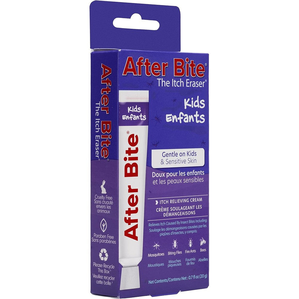 After Bite Kids The Itch Eraser front view tube for mosquito bite relief.