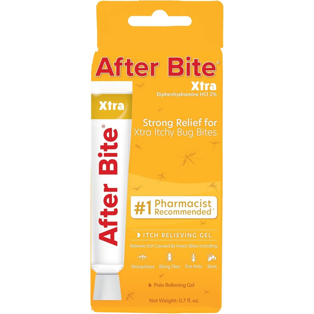 After Bite Xtra Insect Bite Treatment front view showing 0.7 ounce tube