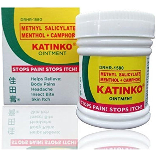 Katinko Ointment Pain and Itch Expert 30 grams front view for muscle relief.