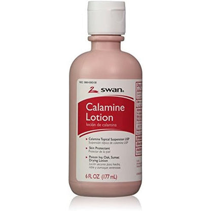 Swan Calamine Lotion 6 Ounce front view for itch relief