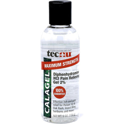 Tecnu Calagel Maximum Strength Anti Itch Gel front bottle view