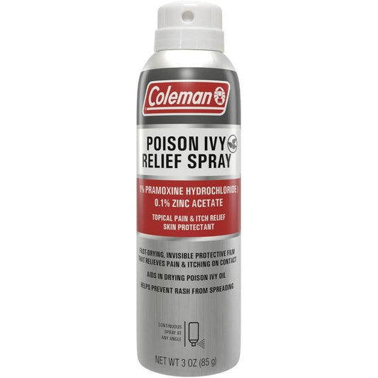 Coleman Poison Ivy Relief Spray front view premium outdoor first aid skincare