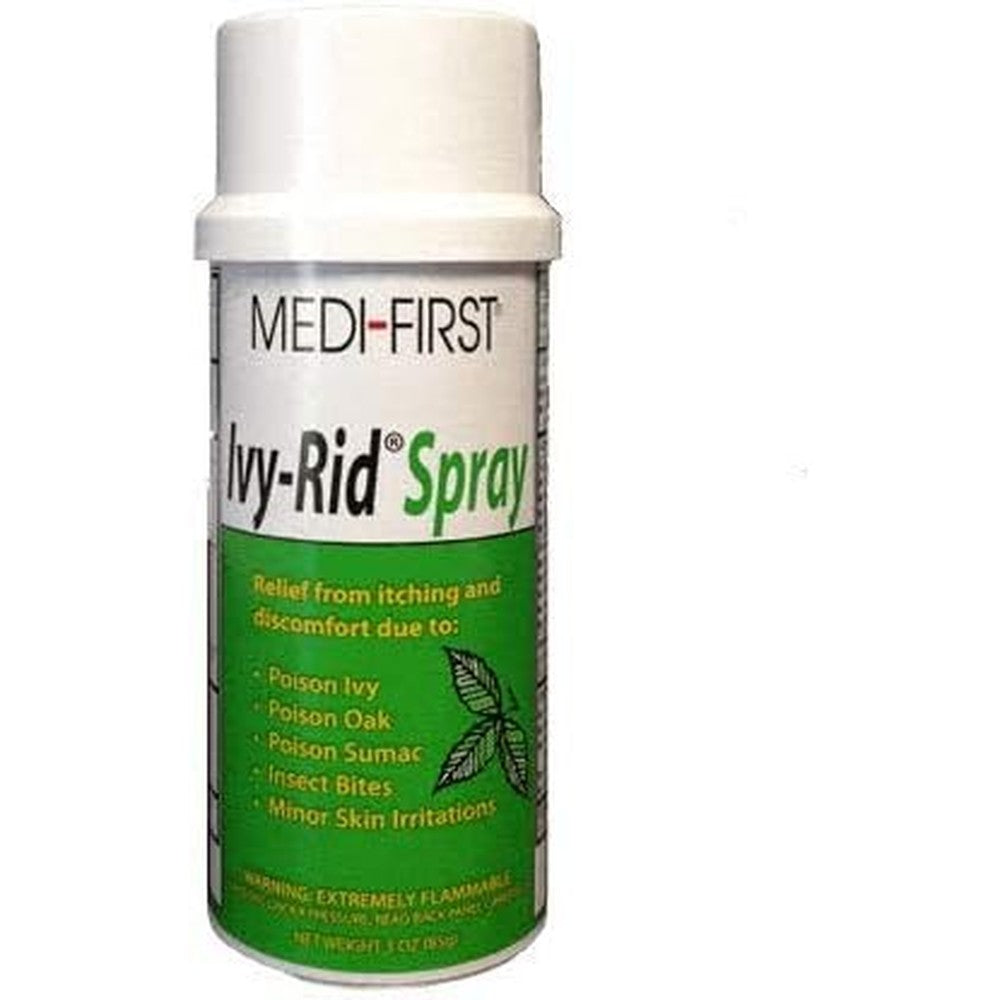 Medique Textilease Medi-First Ivy-Rid Itch Relief Aerosol Spray front view