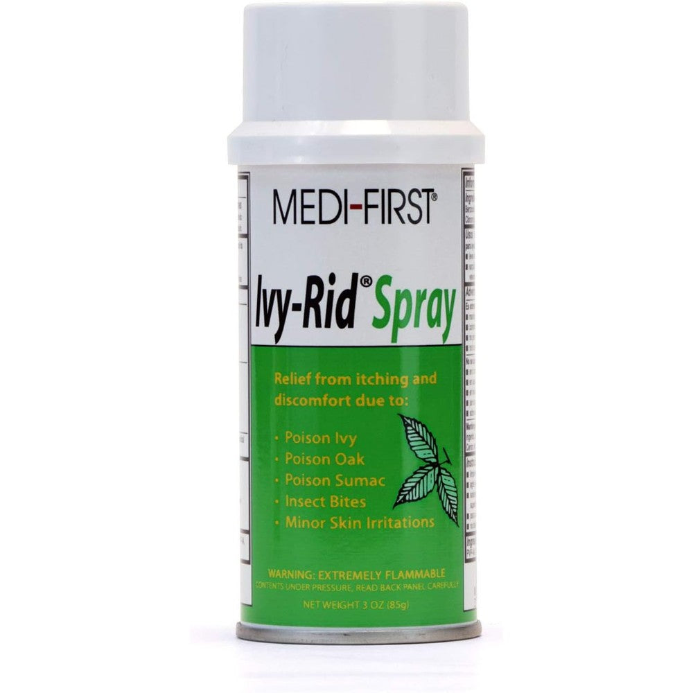 Medi-First Ivy-Rid Poison Ivy Spray front view for itch relief