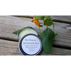 His Majesty's Jewelweed Salve 2 Ounce front view tin for natural rash relief