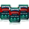 Domeboro Soothing Soak Rash Relief Powder Packets box front view showing first aid rash treatment features.