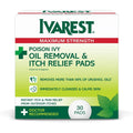 Ivarest Poison Ivy Oil Removal and Itch Relief Pads front packaging view