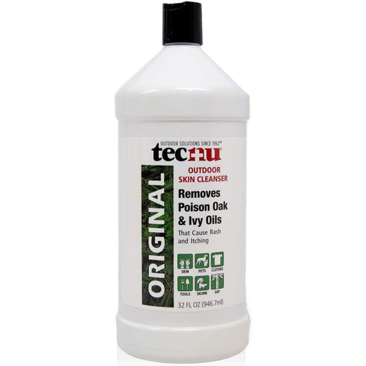 Tecnu Original Poison Oak And Ivy Outdoor Skin Cleanser thirty two fluid ounce front view bottle