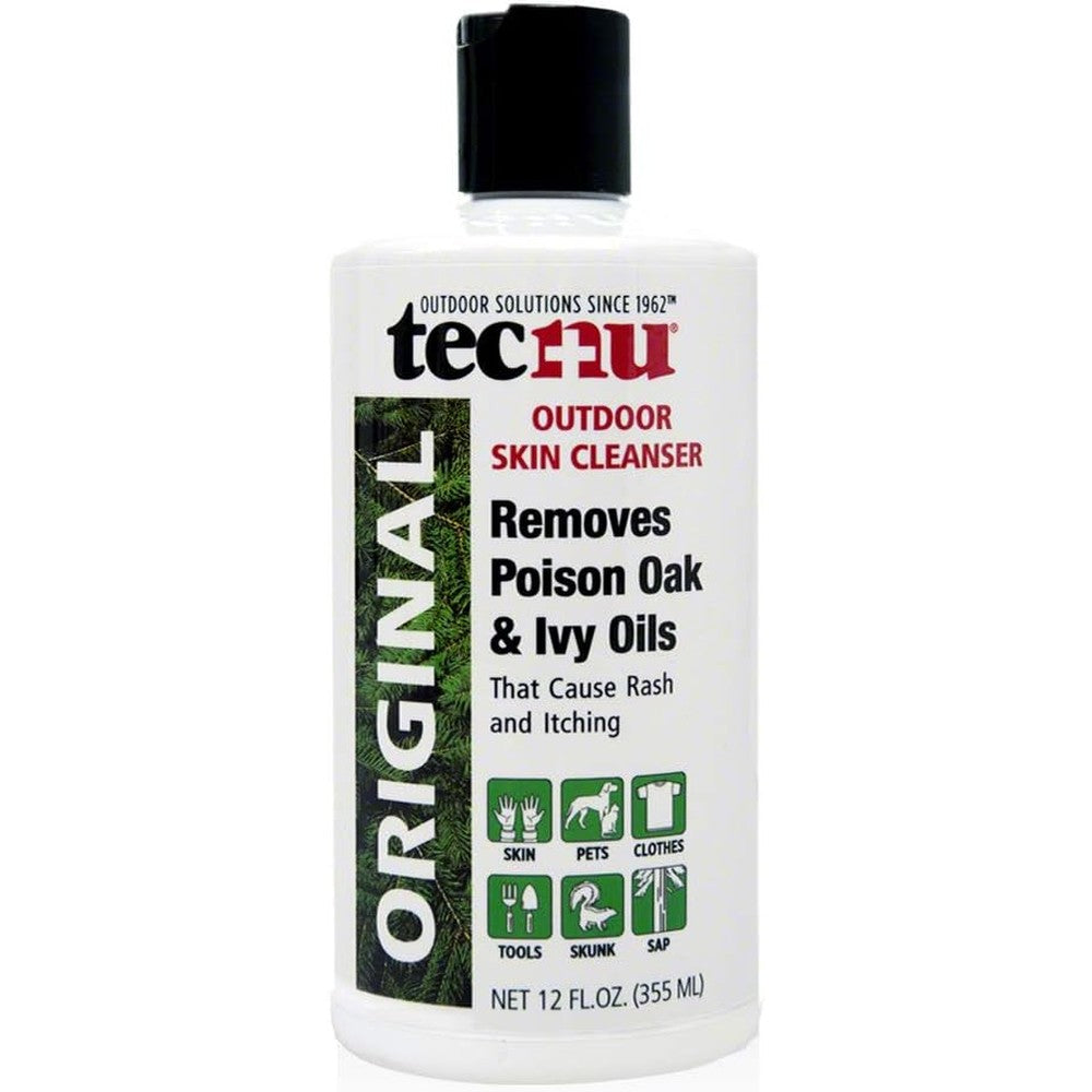 Tecnu Original Poison Oak and Ivy Outdoor Skin Cleanser 12 Fluid Ounce bottle front view