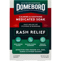Domeboro Medicated Soak Rash Relief 12 count box front view