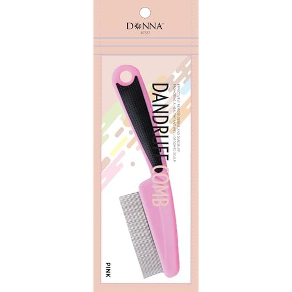 IANFAN 4 Piece Stainless Steel Dandruff Comb set front view