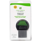 Lice Clinics of America Professional Nit Comb front view showing stainless steel teeth.