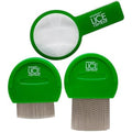 NatulabUSA lice comb set front view stainless steel teeth