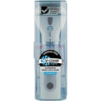 V-Comb Supra head lice remover front view showing vacuum chamber.