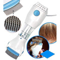 Quacc 3pcs Lice Combs front view of white double sided nit removers