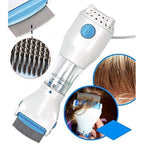 Quacc 3pcs Lice Combs front view of white double sided nit removers