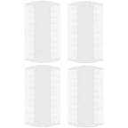 55 TRENDS 10 piece lice comb set front view stainless steel teeth