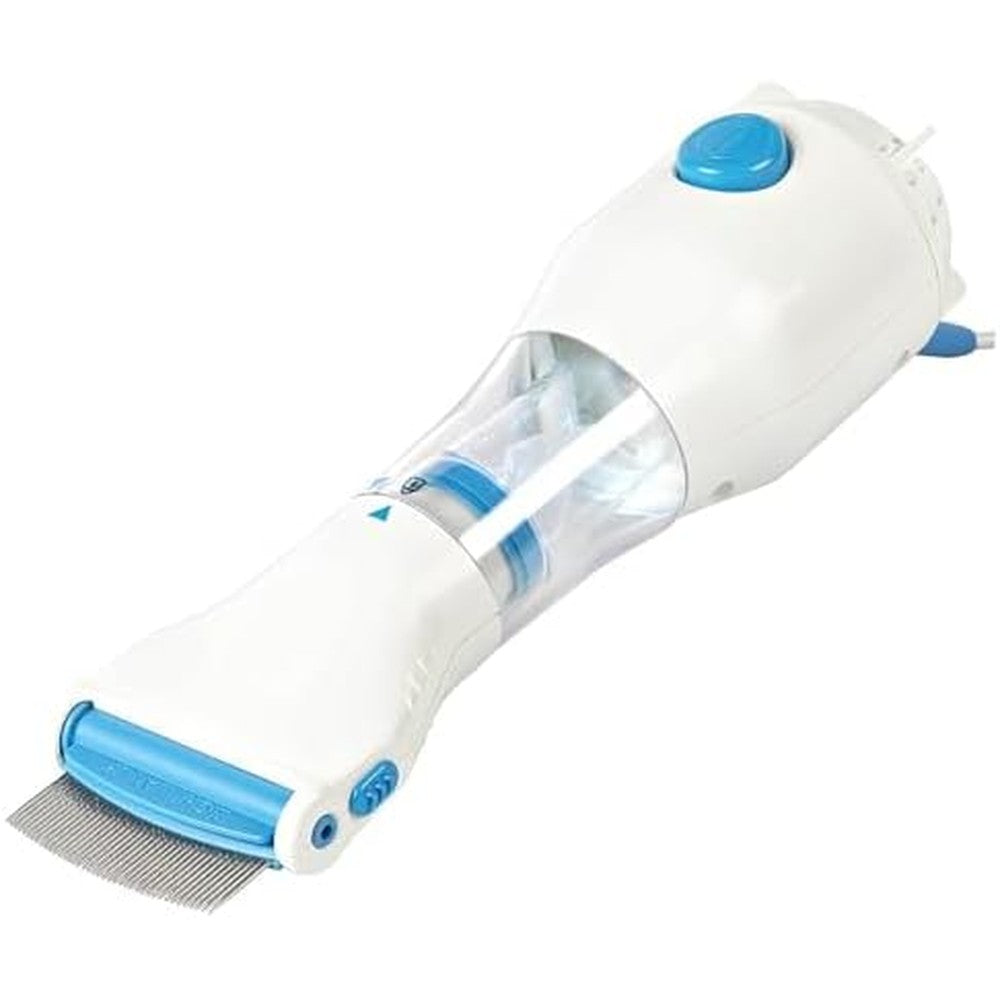 Private Lice Care Terminator stainless steel lice comb front view professional nit removal tool.