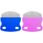 Logjam 14 Piece Flea and Lice Comb Set front view grooming kit.