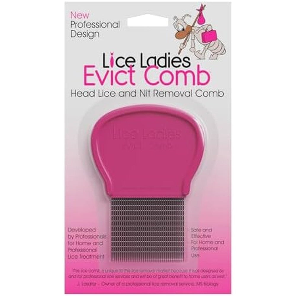 Lice Ladies Evict Comb front view professional nit removal tool