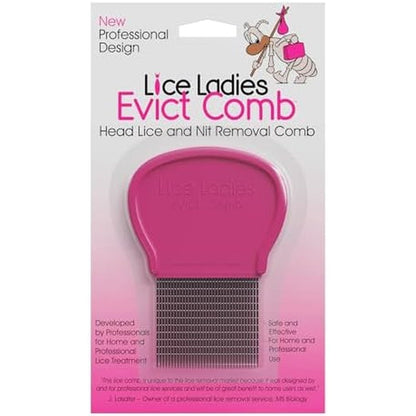 Lice Ladies Evict Comb front view professional nit removal tool