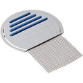 Fairy Tales Terminator metal lice comb front view for professional nit removal.