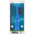 Nix Premium Metal Two Sided Lice Comb front view for nit removal.