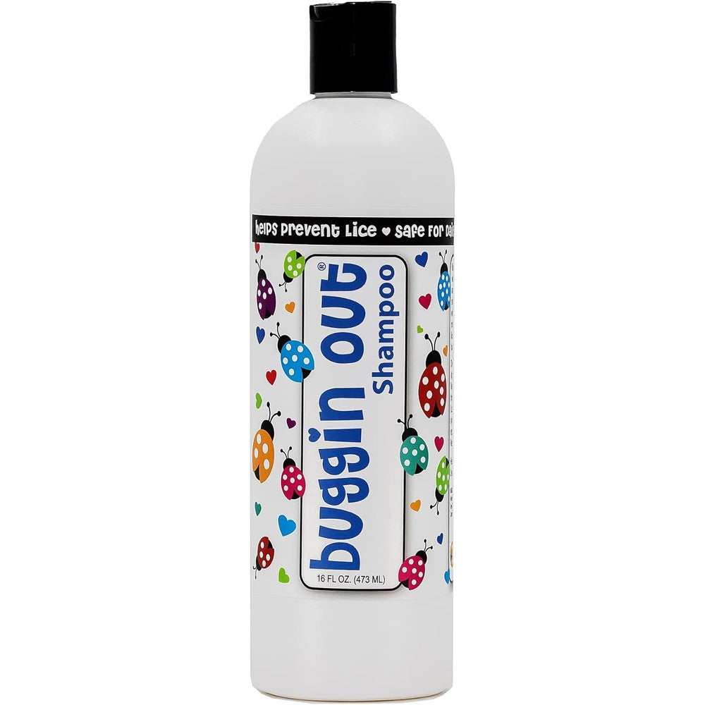 Buggin Out Lice Prevention Shampoo 16 Fluid Ounce bottle front view