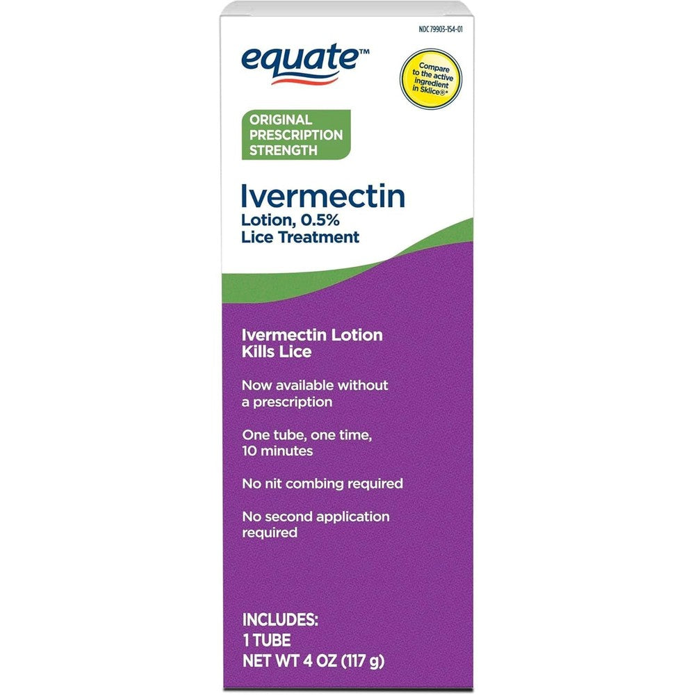Qifeishanka Wisetip Ivermectin Lotion 0.5% 4 Fluid Ounces front view packaging