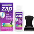 Zap Lice Shampoo Extra Strength front view bottle and box kit