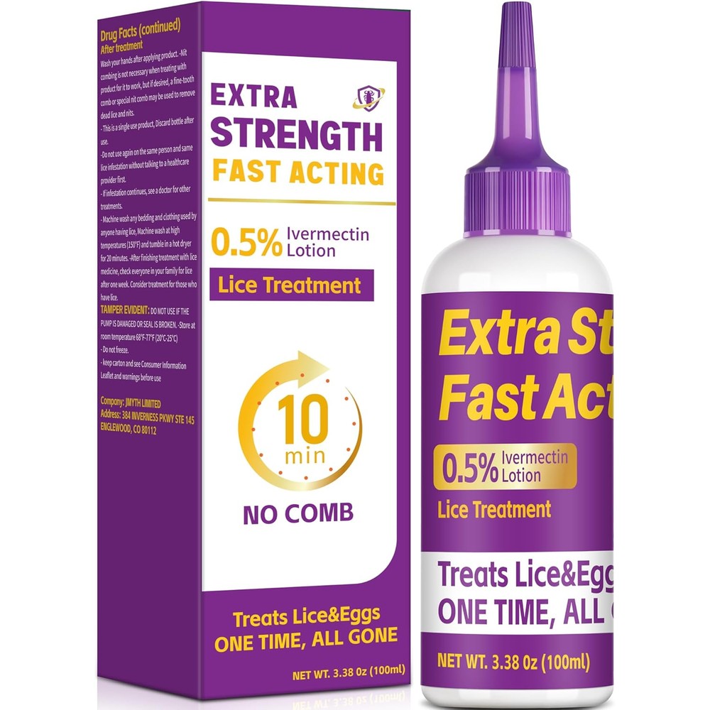 Yjoo Head Lice Treatment bottle front view