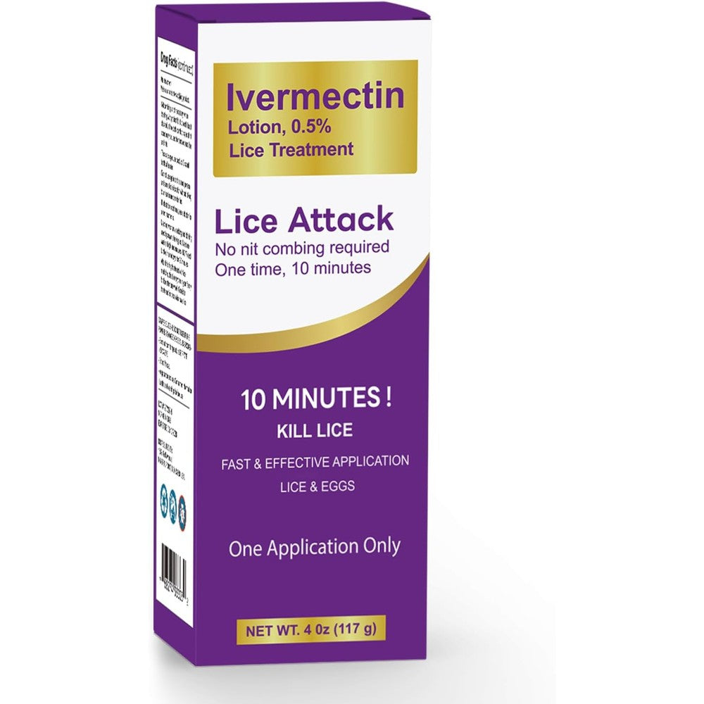 Taro Ivermectin Lotion 0.5 Percent lice treatment bottle front view