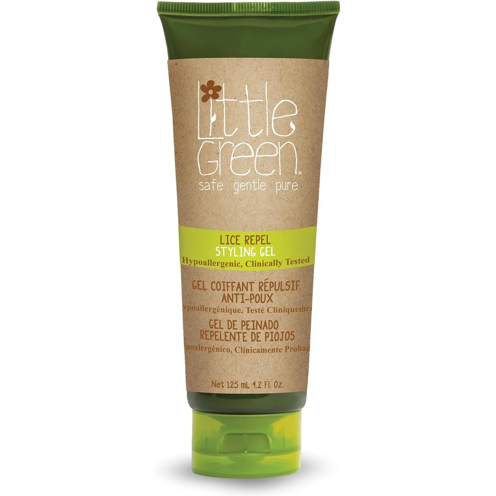 Little Green Kids Lice Guard Gel front view lice prevention styling cream