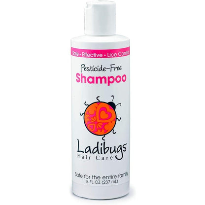 Ladibugs Lice Prevention Shampoo 8 Ounce bottle front view natural lice repellent