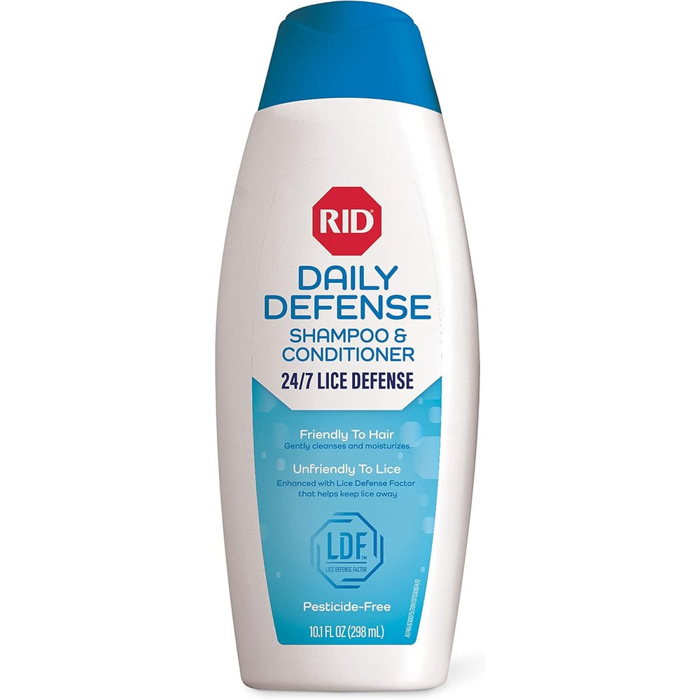 RID Daily Defense Lice Shampoo and Conditioner front bottle view