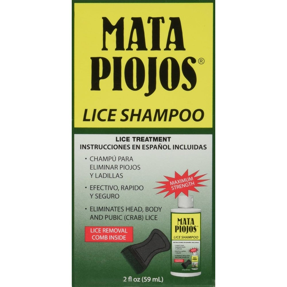 Grandall Mata Piojos Lice Shampoo front view lice treatment bottle