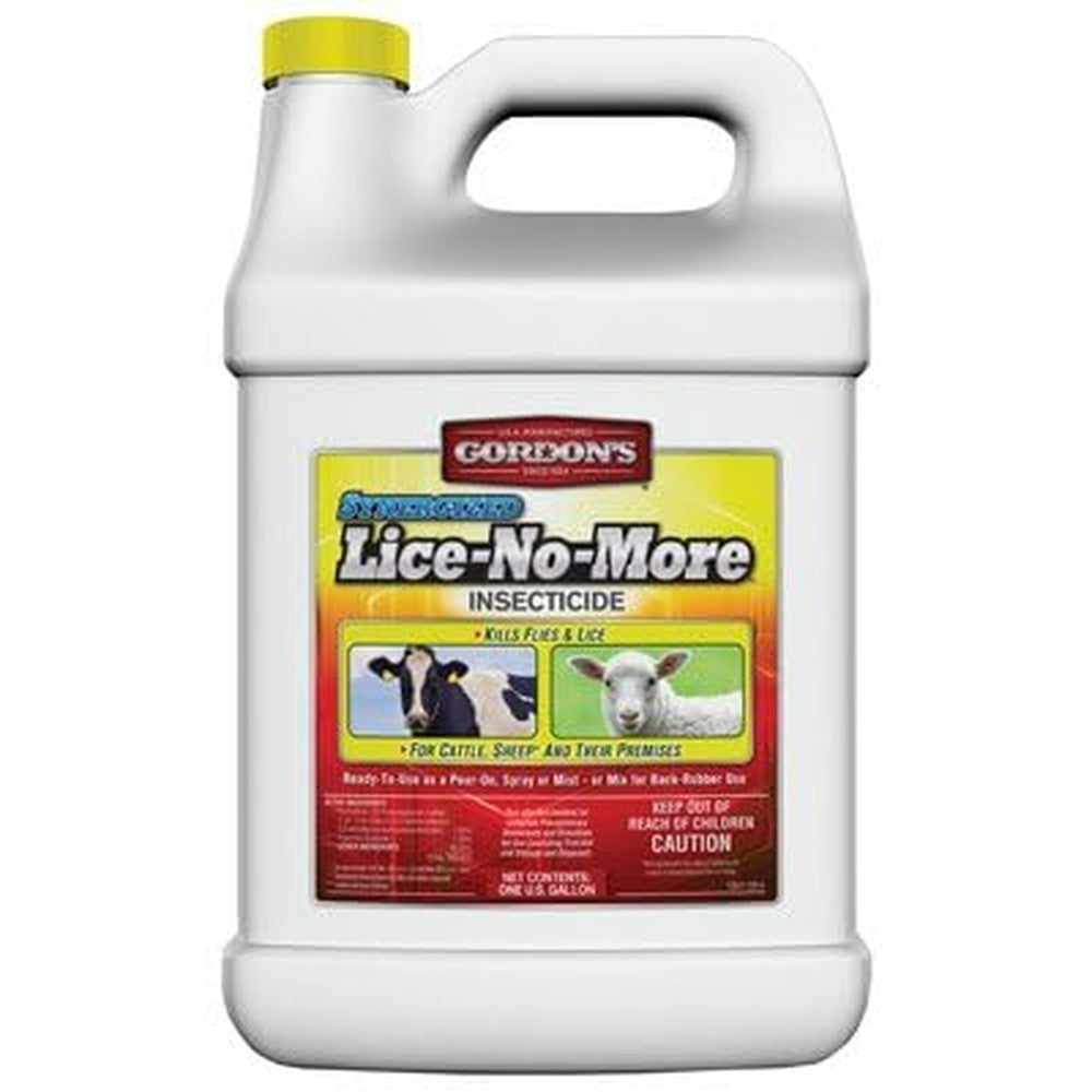 Gordon's Synergized Lice-No-More Insecticide 1 Gallon front view livestock pest control
