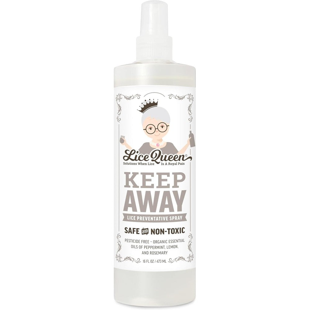 Lice Queen Keep Away Lice Preventative Spray front view natural treatment